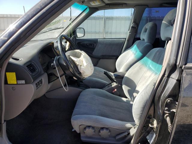 JF1SF65682H705307 - 2002 SUBARU FORESTER S BLACK photo 7