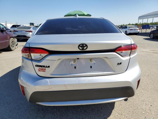 JTDEPRAE3LJ103671 - 2020 TOYOTA COROLLA LE ვერცხლისფერი ფოტო 6