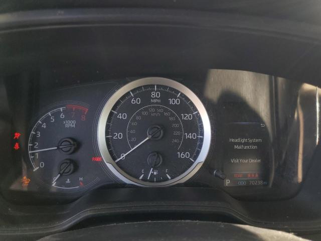 JTDEPRAE3LJ103671 - 2020 TOYOTA COROLLA LE ვერცხლისფერი ფოტო 9