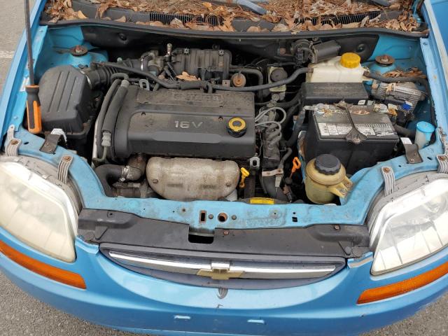 KL1TD66677B768189 - 2007 CHEVROLET AVEO BASE BLUE photo 11