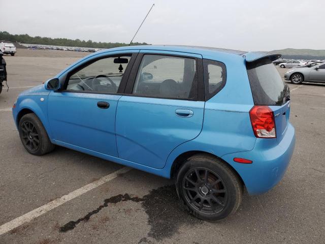 KL1TD66677B768189 - 2007 CHEVROLET AVEO BASE BLUE photo 2