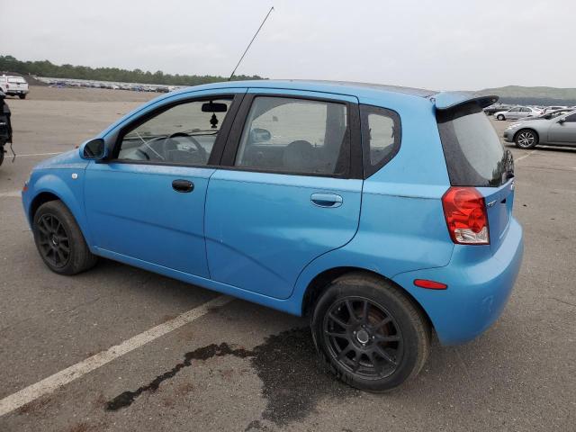 KL1TD66677B768189 - 2007 CHEVROLET AVEO BASE BLUE photo 2