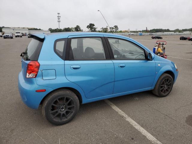 KL1TD66677B768189 - 2007 CHEVROLET AVEO BASE BLUE photo 3