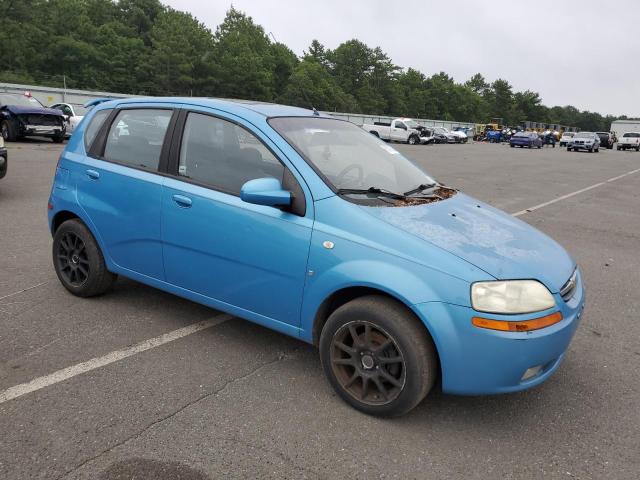 KL1TD66677B768189 - 2007 CHEVROLET AVEO BASE BLUE photo 4