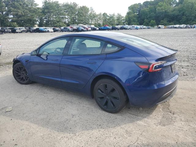 5YJ3E1EA5RF772529 - 2024 TESLA MODEL 3 Niebieski zdjęcie 2