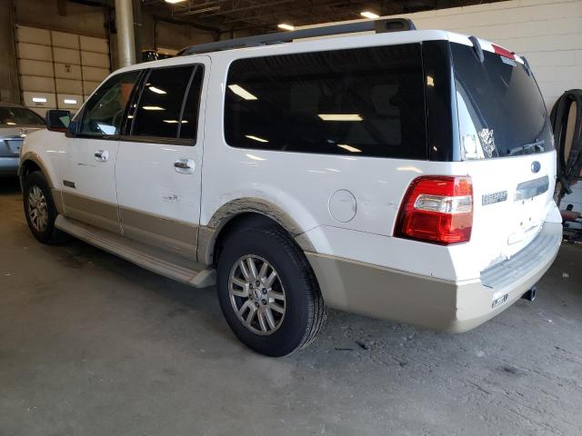 1FMFK185X7LA14745 - 2007 FORD EXPEDITION EL EDDIE BAUER WHITE photo 2