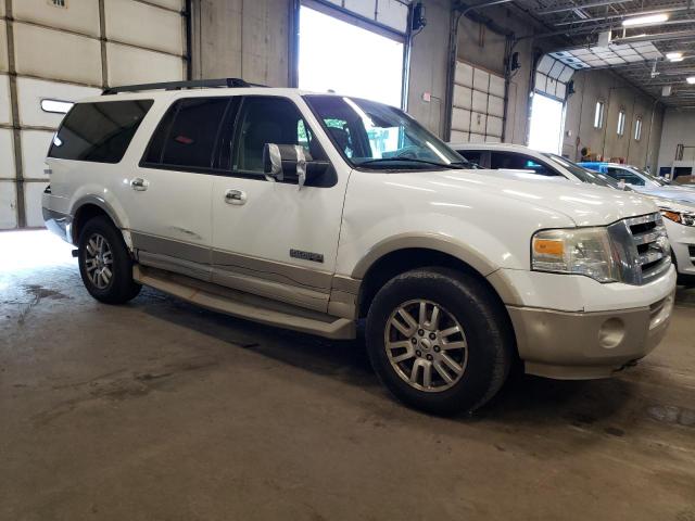 1FMFK185X7LA14745 - 2007 FORD EXPEDITION EL EDDIE BAUER WHITE photo 4