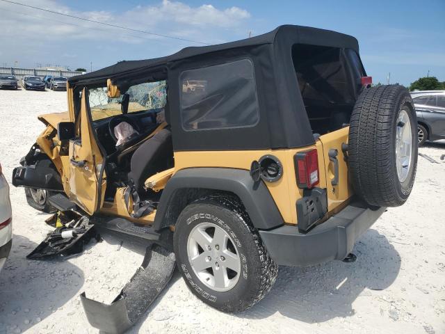 1C4BJWDG8EL129383 - 2014 JEEP WRANGLER U SPORT GOLD photo 2