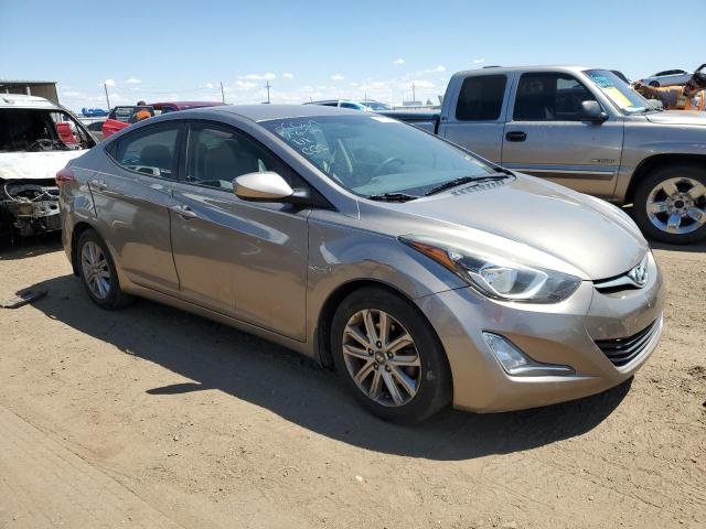 5NPDH4AE4EH532261 - 2014 HYUNDAI ELANTRA SE GRAY photo 4