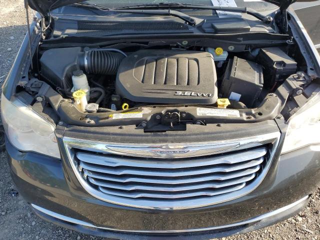 2C4RC1CGXCR339145 - 2012 CHRYSLER TOWN & COU TOURING L GRAY photo 12