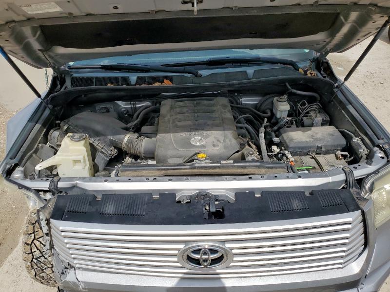 5TFGY5F16EX151038 - 2014 TOYOTA TUNDRA CREWMAX PLATINUM SILVER photo 11