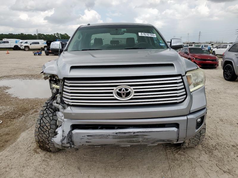 5TFGY5F16EX151038 - 2014 TOYOTA TUNDRA CREWMAX PLATINUM SILVER photo 5