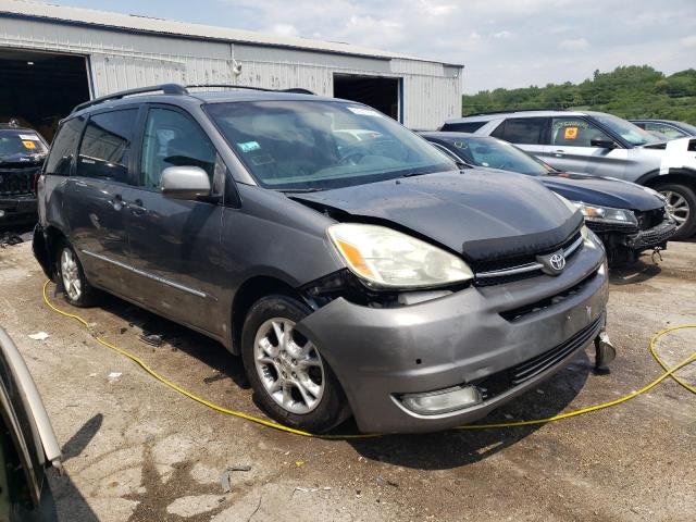 5TDZA22C35S367907 - 2005 TOYOTA SIENNA XLE GRAY photo 4