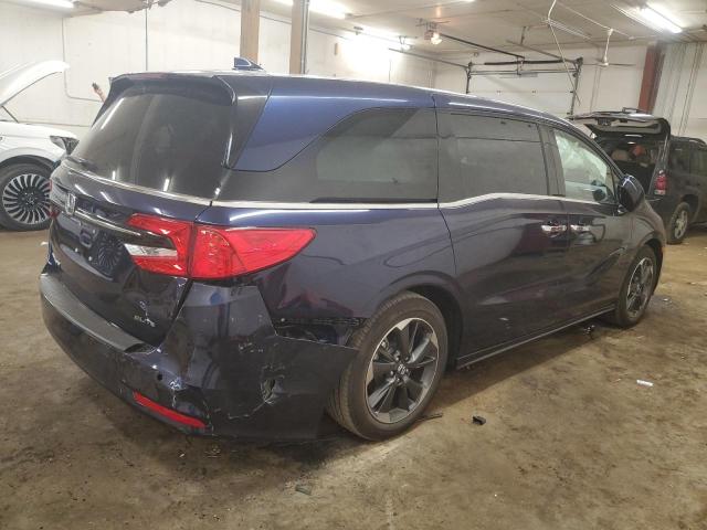 5FNRL6H98RB047912 - 2024 HONDA ODYSSEY ELITE BLUE photo 3