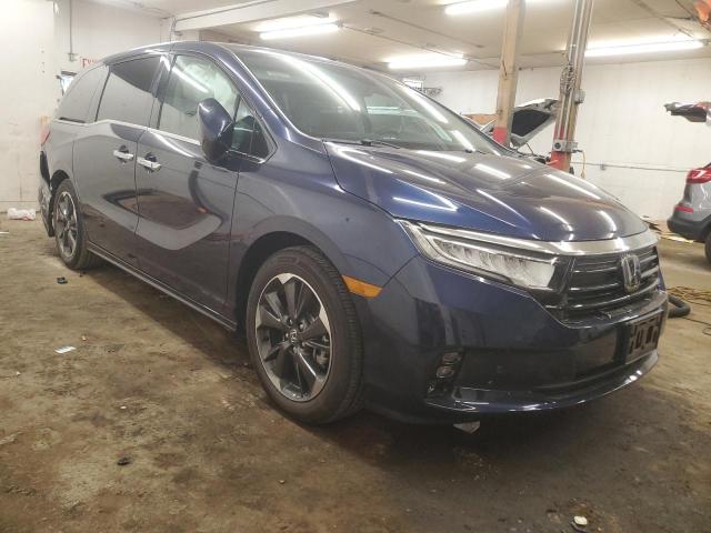 5FNRL6H98RB047912 - 2024 HONDA ODYSSEY ELITE BLUE photo 4