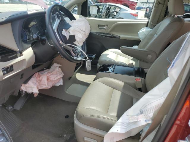 5TDYZ3DC9JS962326 - 2018 TOYOTA SIENNA XLE Burgund zdjęcie 7