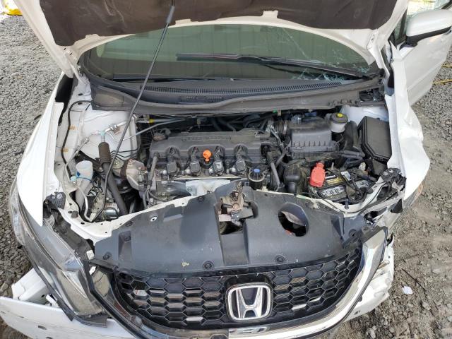 19XFB2F94EE001642 - 2014 HONDA CIVIC EXL WHITE photo 11