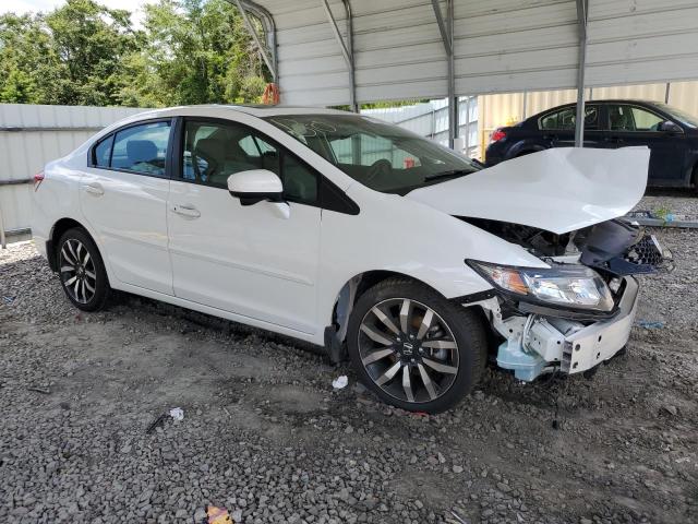 19XFB2F94EE001642 - 2014 HONDA CIVIC EXL WHITE photo 4