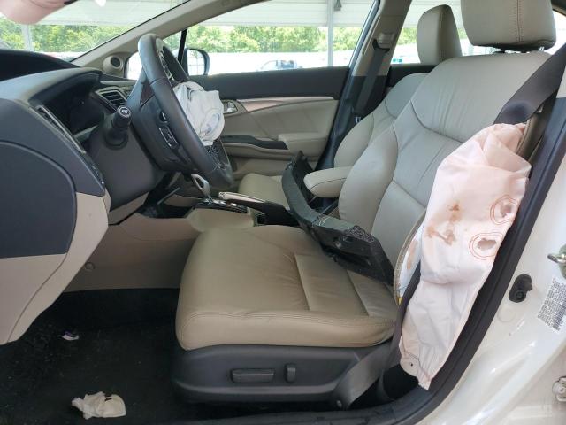 19XFB2F94EE001642 - 2014 HONDA CIVIC EXL WHITE photo 7