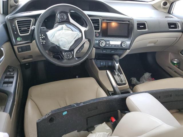 19XFB2F94EE001642 - 2014 HONDA CIVIC EXL WHITE photo 8