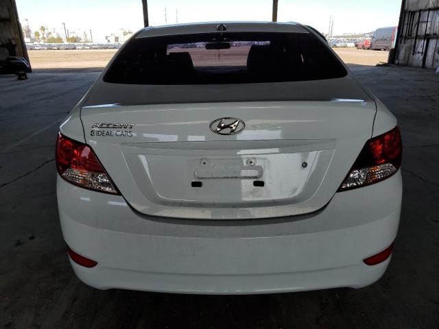 KMHCT4AE0DU584657 - 2013 HYUNDAI ACCENT GLS Weiß Foto 6