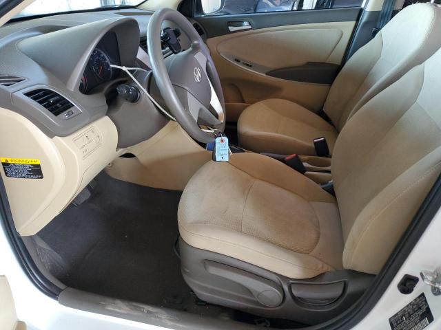 KMHCT4AE0DU584657 - 2013 HYUNDAI ACCENT GLS Weiß Foto 7