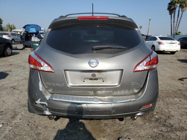 JN8AZ1MU6CW106438 - 2012 NISSAN MURANO S GRAY photo 6