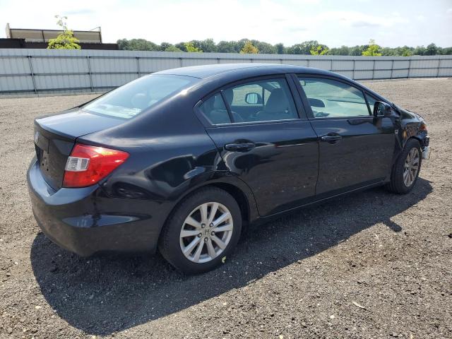 2HGFB2F95CH571538 - 2012 HONDA CIVIC EXL BLACK photo 3