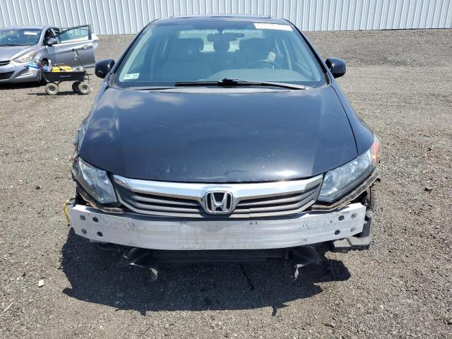 2HGFB2F95CH571538 - 2012 HONDA CIVIC EXL BLACK photo 5