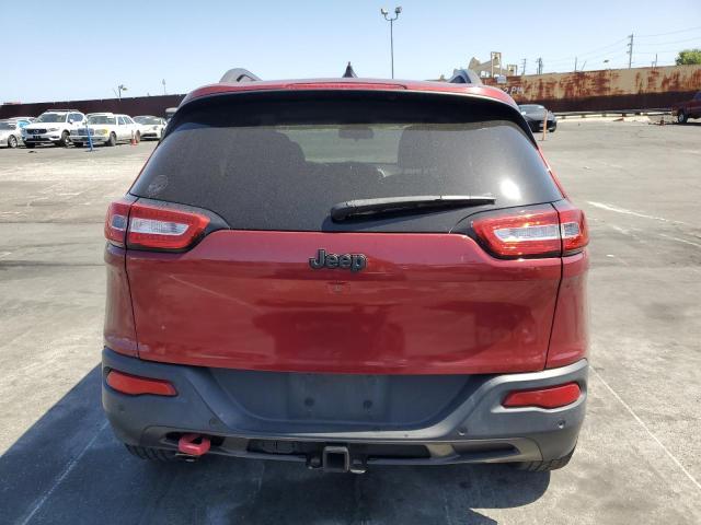 1C4PJMBB2FW571450 - 2015 JEEP CHEROKEE TRAILHAWK RED photo 6