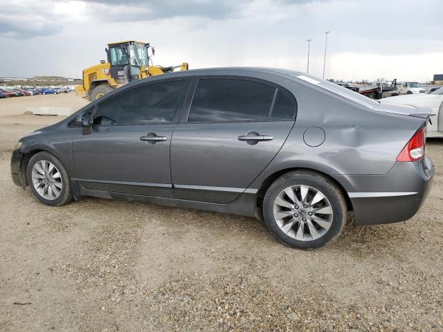 2HGFA1F07AH037968 - 2010 HONDA CIVIC EXL GRAY photo 2