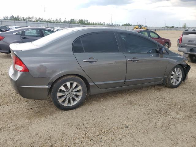 2HGFA1F07AH037968 - 2010 HONDA CIVIC EXL GRAY photo 3
