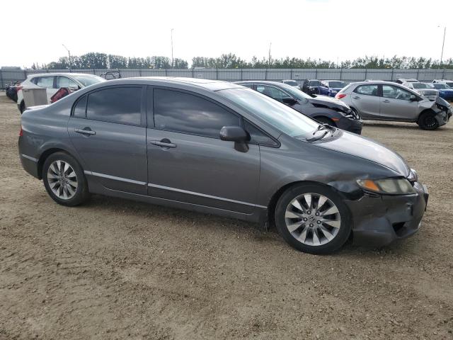 2HGFA1F07AH037968 - 2010 HONDA CIVIC EXL GRAY photo 4