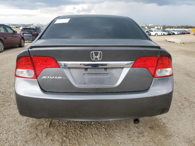 2HGFA1F07AH037968 - 2010 HONDA CIVIC EXL GRAY photo 6