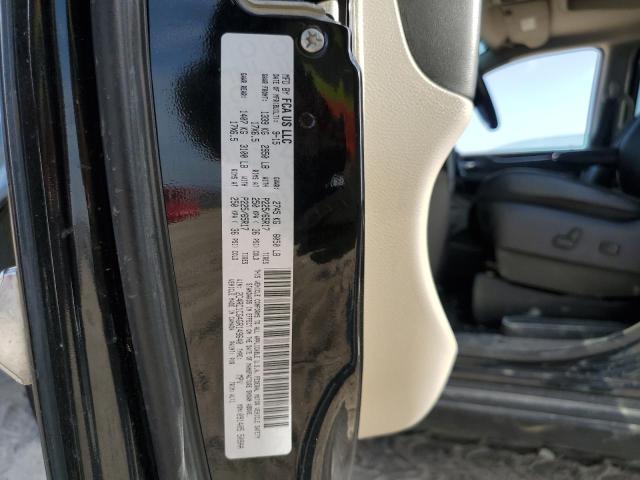 2C4RC1CG4GR149640 - 2016 CHRYSLER TOWN & COU TOURING L BLACK photo 13