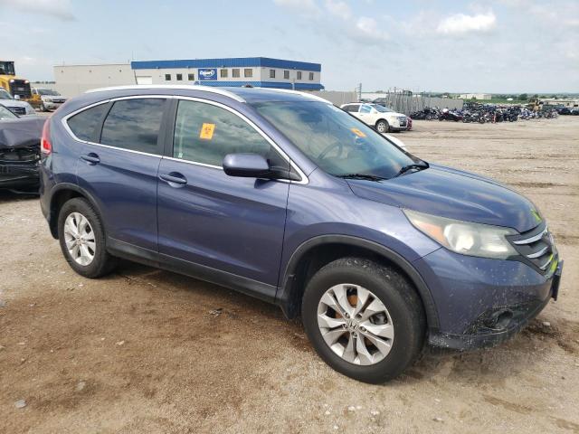 2HKRM4H77DH668052 - 2013 HONDA CR-V EXL ლურჯი ფოტო 4