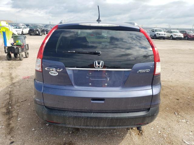 2HKRM4H77DH668052 - 2013 HONDA CR-V EXL ლურჯი ფოტო 6