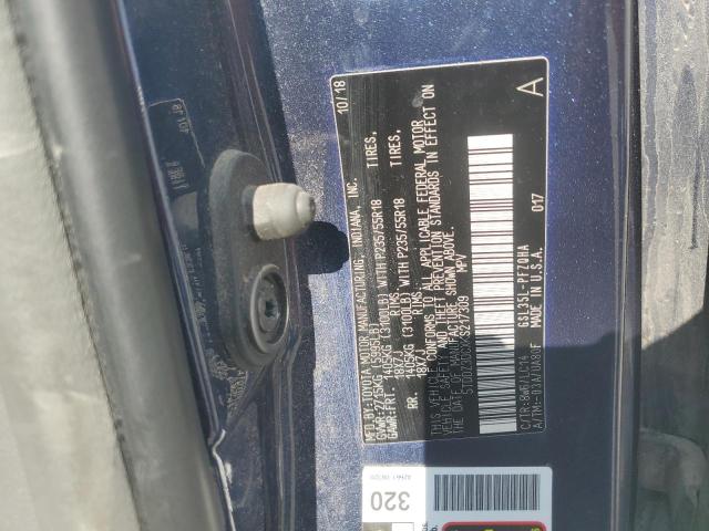 5TDDZ3DCXKS217309 - 2019 TOYOTA SIENNA XLE Mavi foto 13