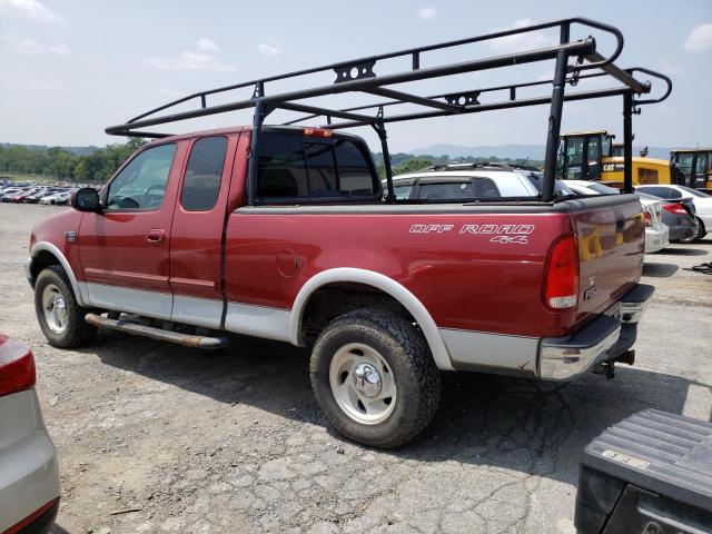 1FTRX18L91NB94118 - 2001 FORD F150 Қызыл фото 2