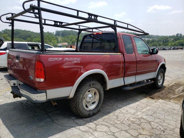 1FTRX18L91NB94118 - 2001 FORD F150 Қызыл фото 3