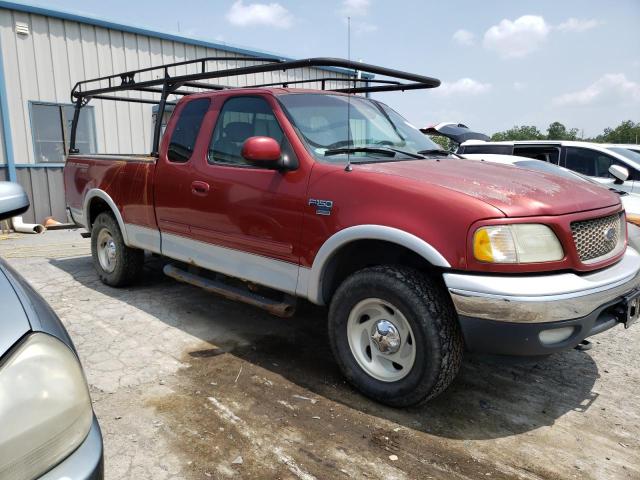 1FTRX18L91NB94118 - 2001 FORD F150 Қызыл фото 4