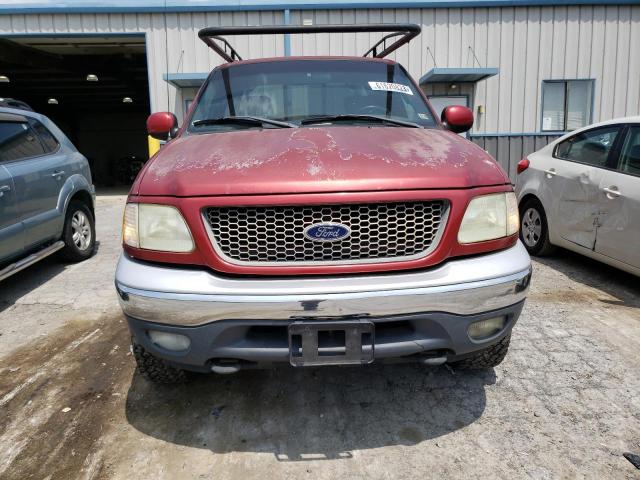 1FTRX18L91NB94118 - 2001 FORD F150 Қызыл фото 5