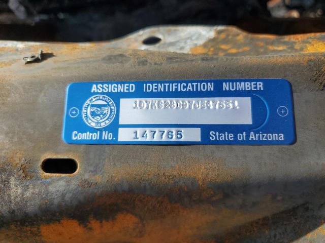 1D7KS28C97J547551 - 2007 DODGE RAM 2500 ST رمادي صورة 12