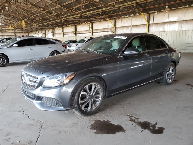 55SWF4JB6JU235181 - 2018 MERCEDES-BENZ C 300 GRAY photo 1