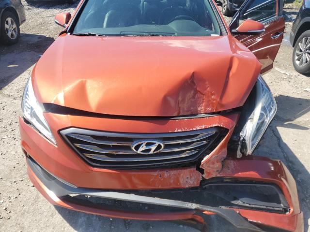 5NPE34AB8FH119057 - 2015 HYUNDAI SONATA SPORT ORANGE photo 11