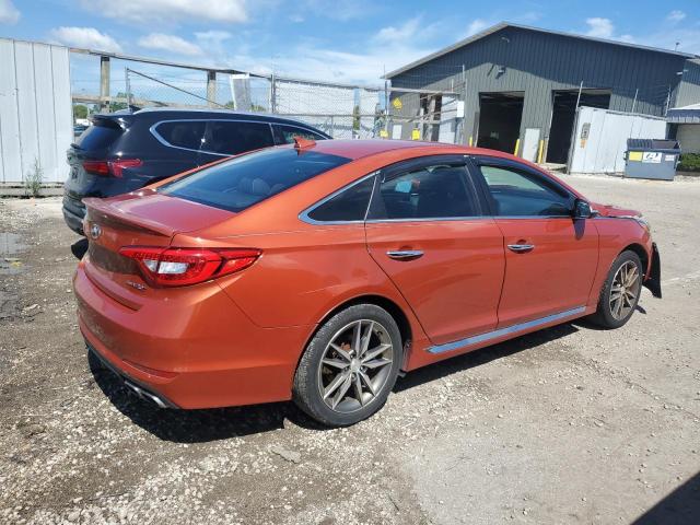 5NPE34AB8FH119057 - 2015 HYUNDAI SONATA SPORT ORANGE photo 3