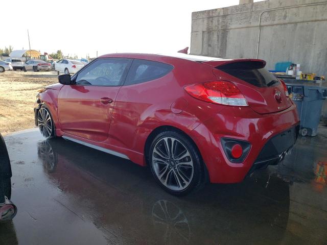 KMHTC6AE7GU282010 - 2016 HYUNDAI VELOSTER TURBO RED photo 2