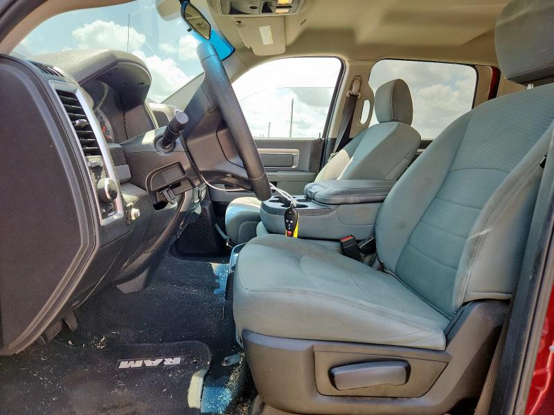 1C6RR6TT5KS561721 - 2019 RAM 1500 CLASS SLT ბურგუნდია ფოტო 7