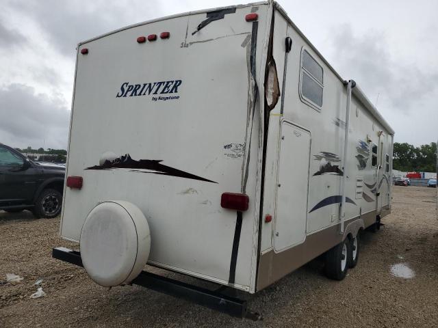 4YDT2992681531156 - 2008 KEYSTONE SPRINTER WHITE photo 4