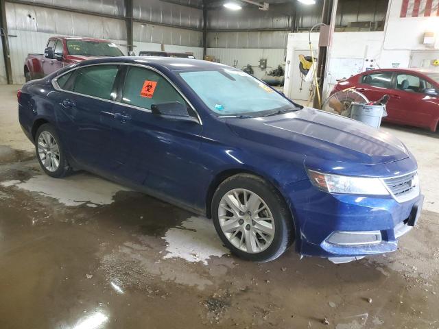 1G11Y5SL8EU147953 - 2014 CHEVROLET IMPALA LS BLUE photo 4